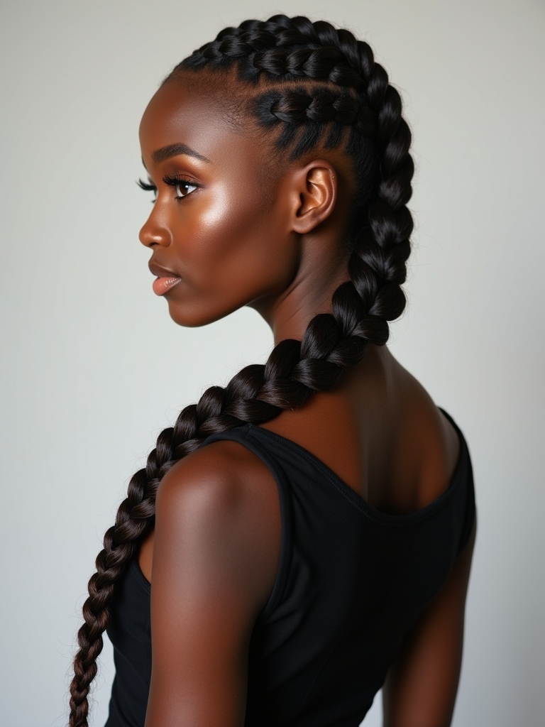 polished and elegant braid