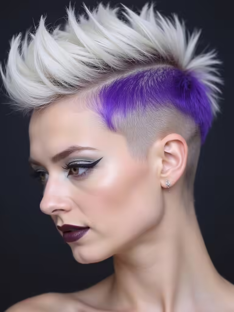 punk inspired hair colors