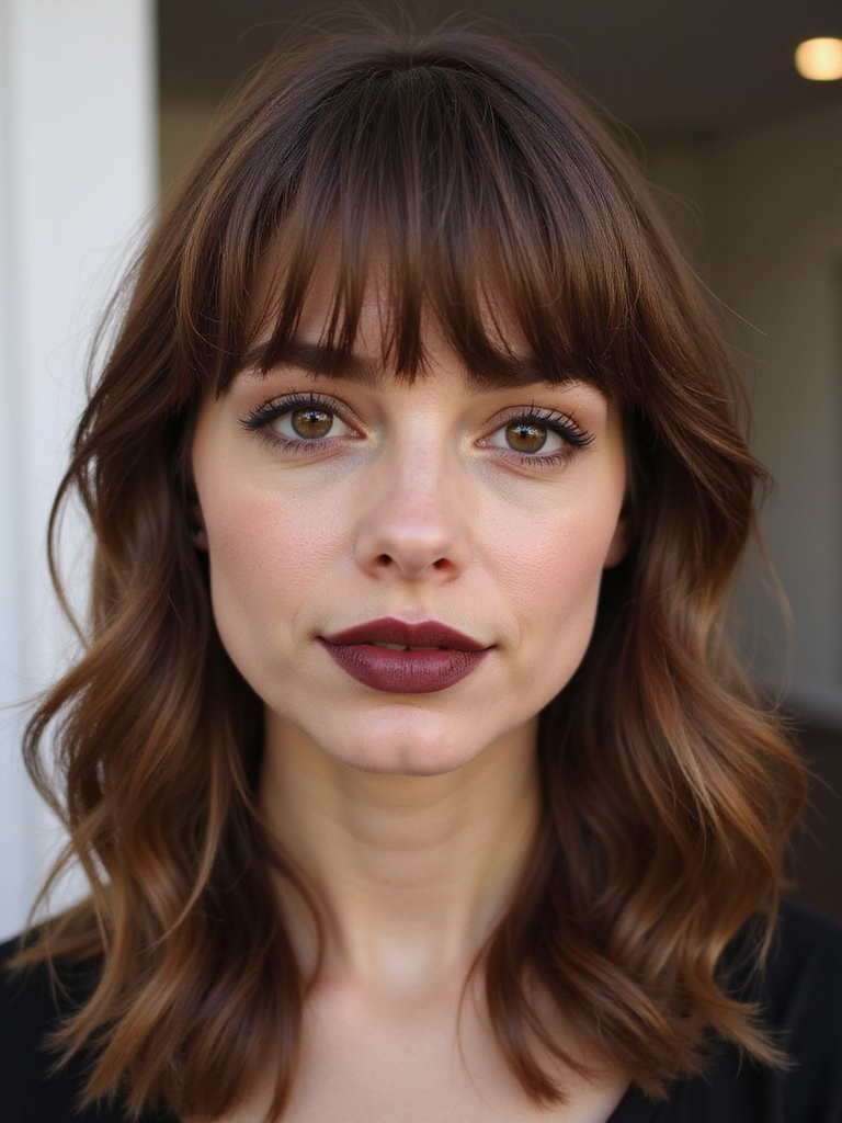 seasonal charm of bangs