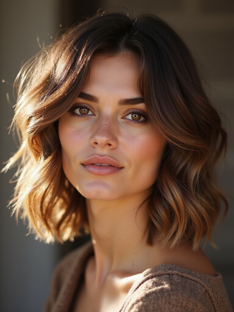 shag hairstyle day to night transformation