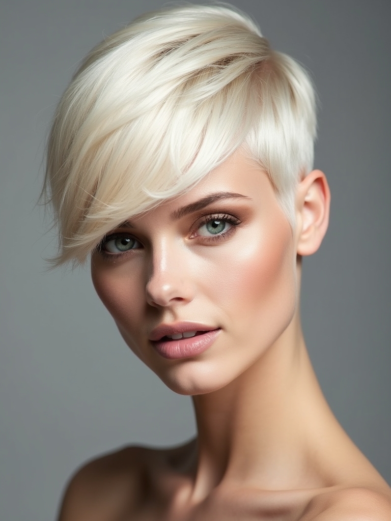 short hairstyles require confidence