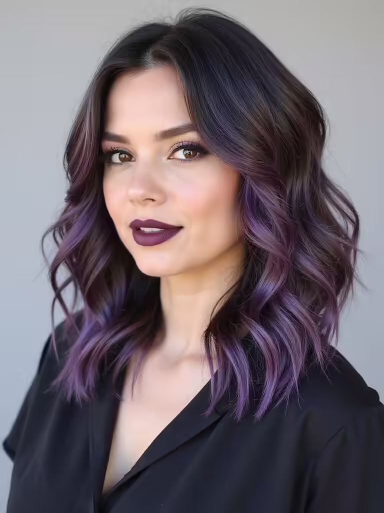 sophisticated smoky hair colors