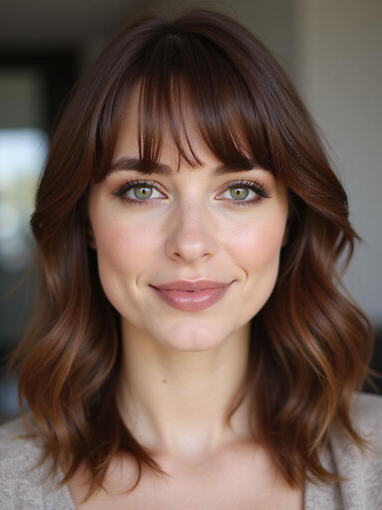 styling curtain bangs effectively