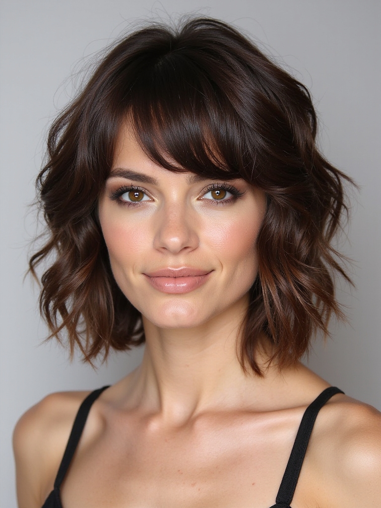 stylish long shag techniques