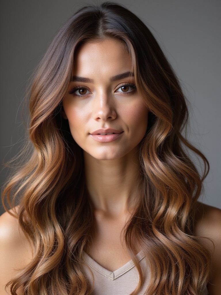 sun kissed caramel highlights technique
