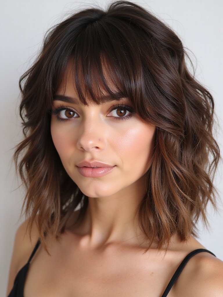 textures elevate shag hairstyles