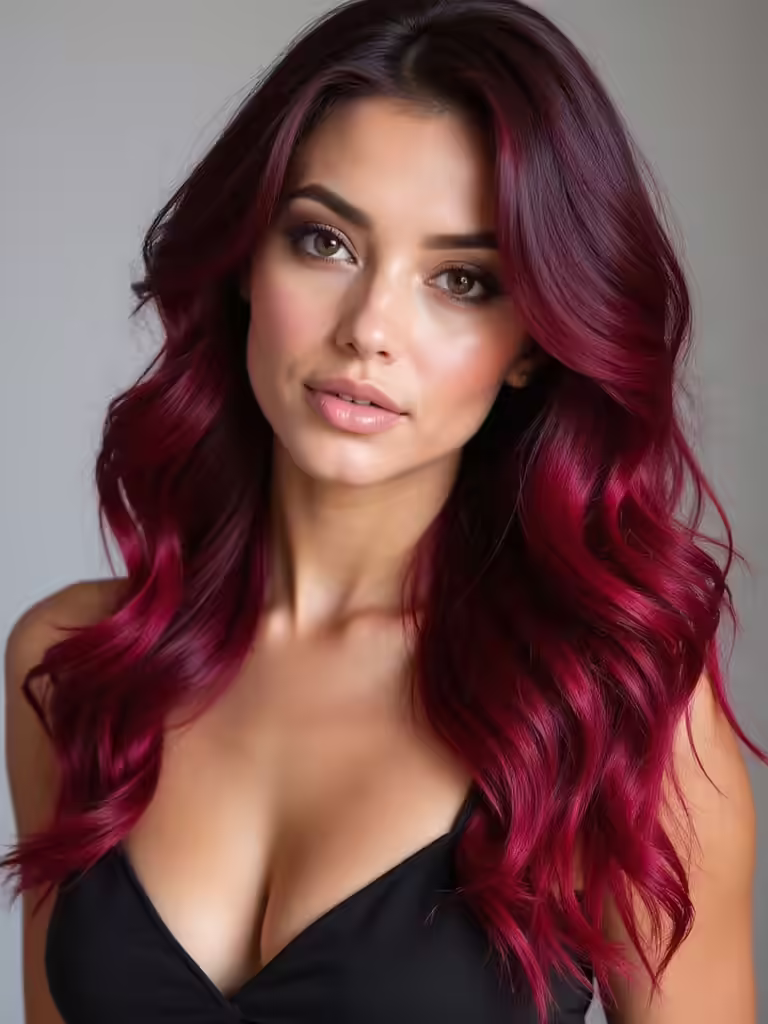 transformative vibrant wine red