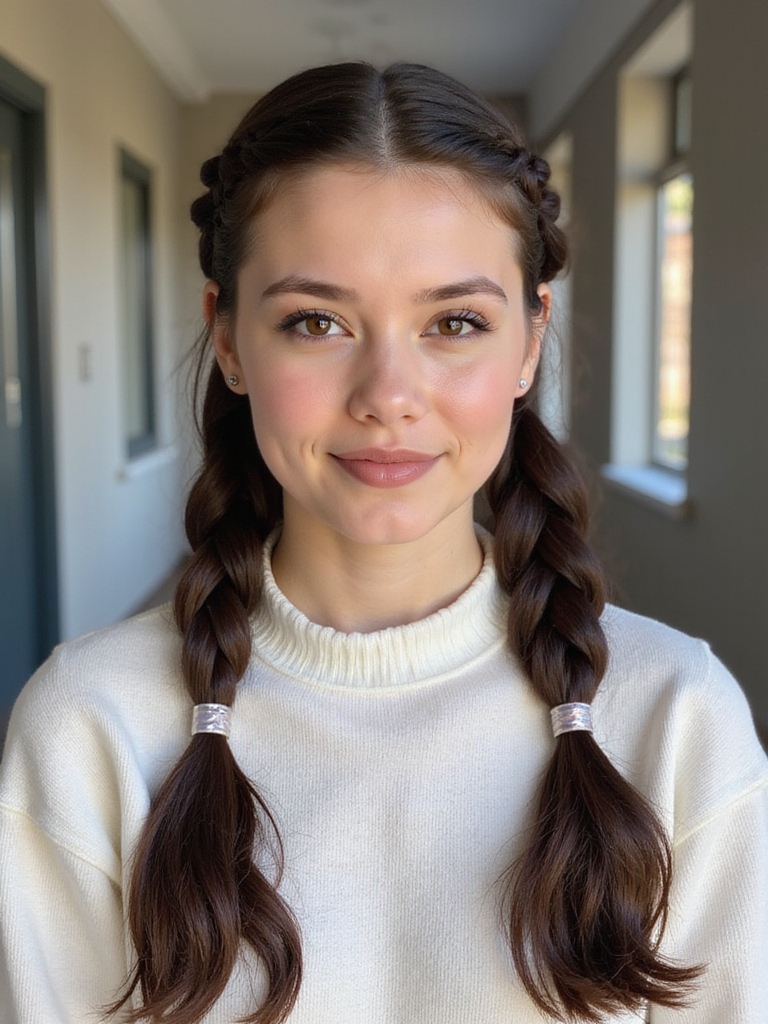 two braided ponytail techniques