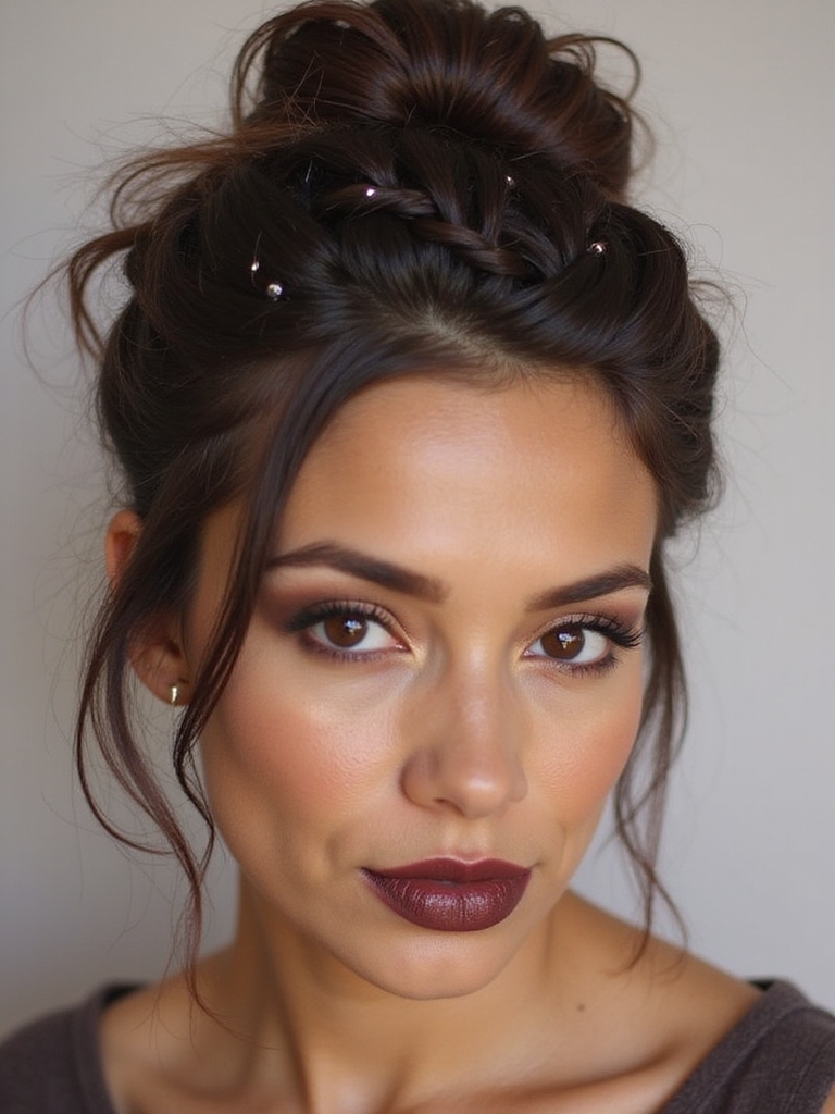 upgrade messy bun style