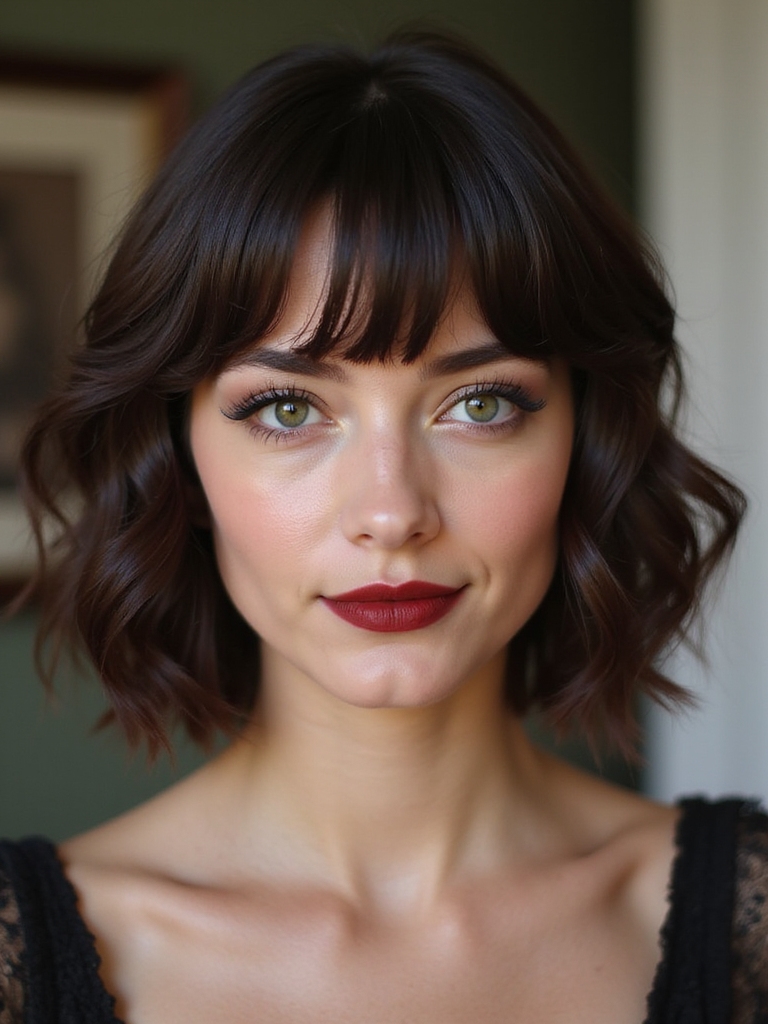 versatile french bangs styles