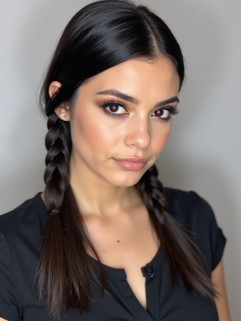 versatile half braids style