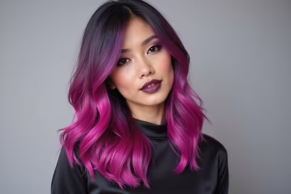 vibrant hair color variety