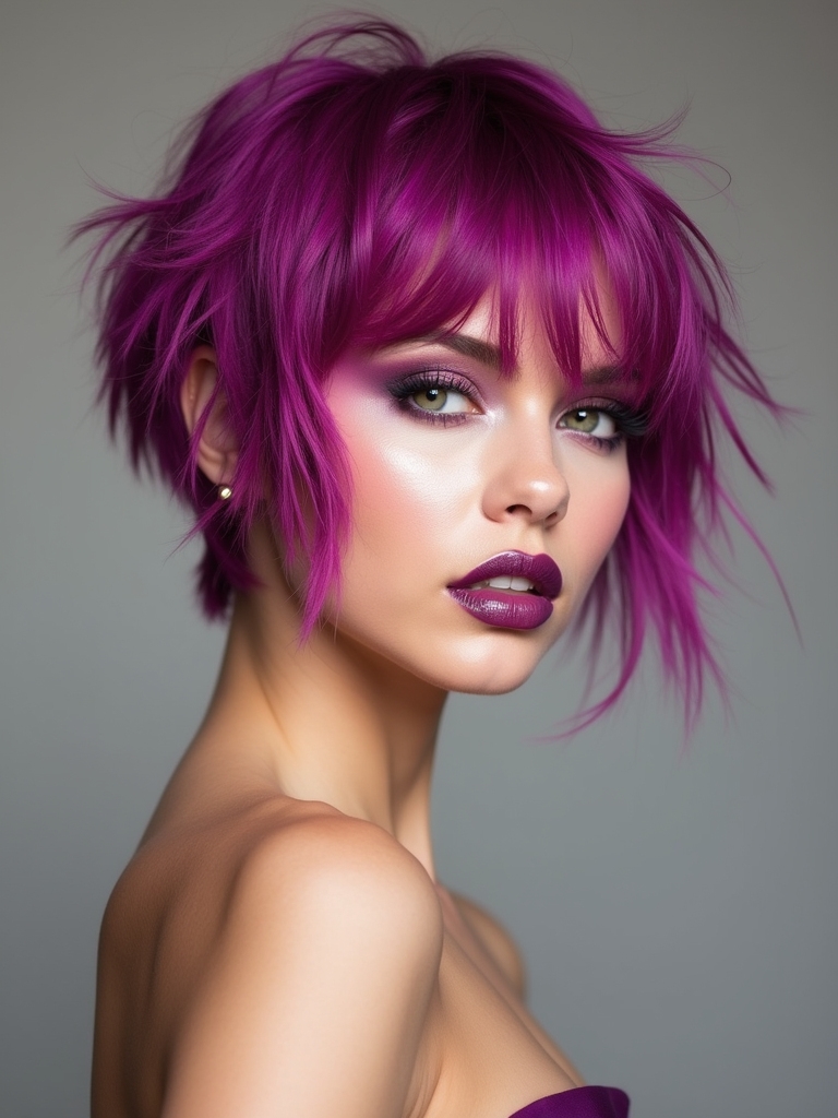 vibrant highlights and pastels