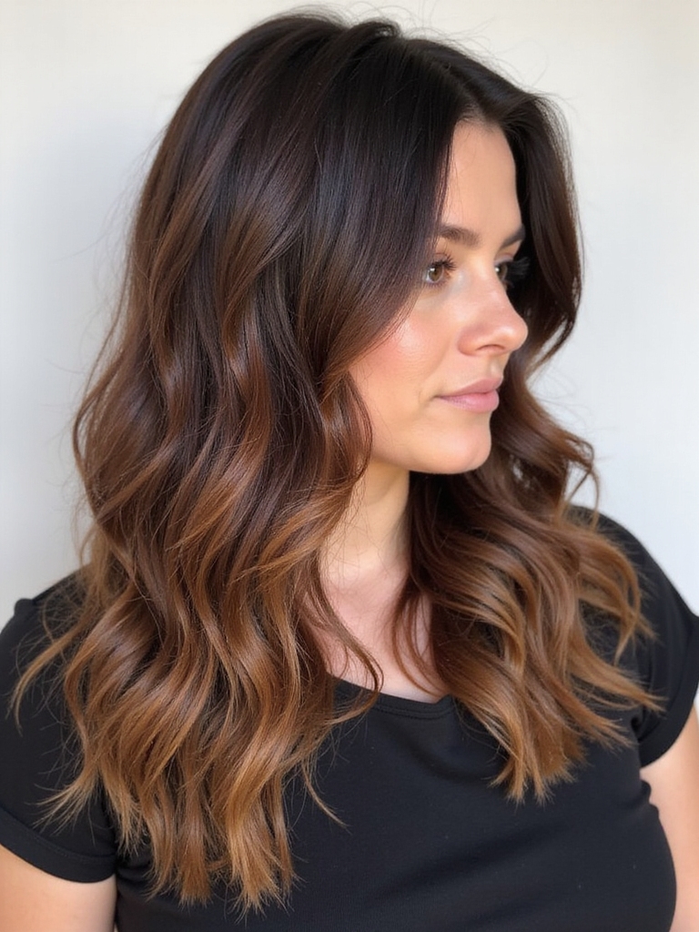 warm glow in brunette