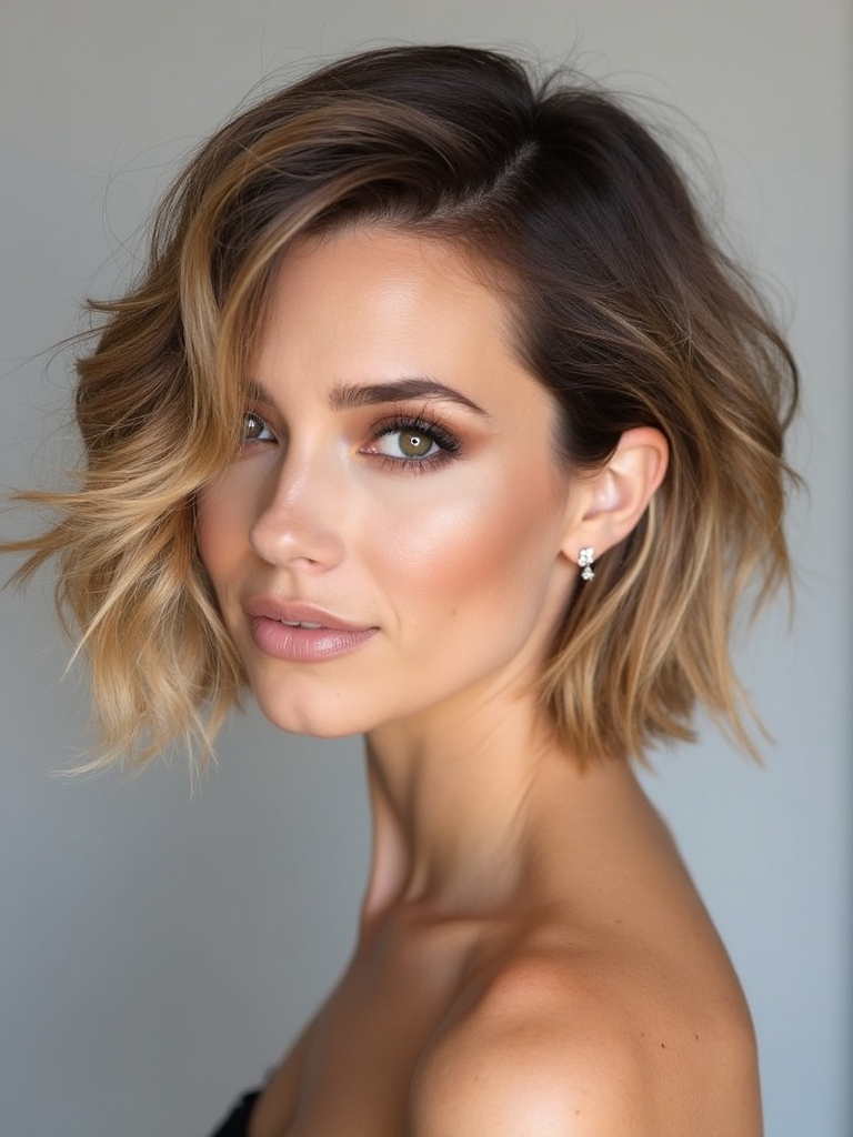 voluminous layered haircut transformation