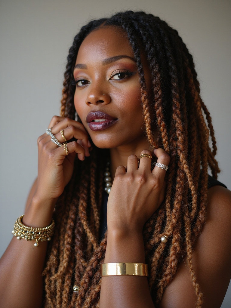 accessorize dreadlocks with charms