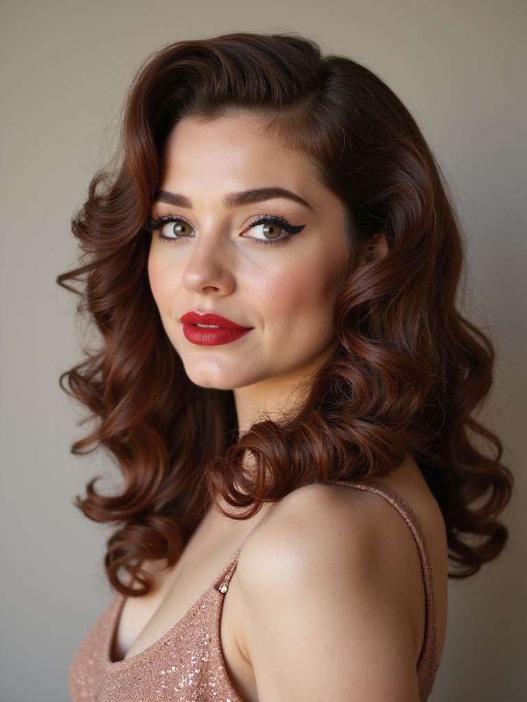 achieving vintage pin up curls