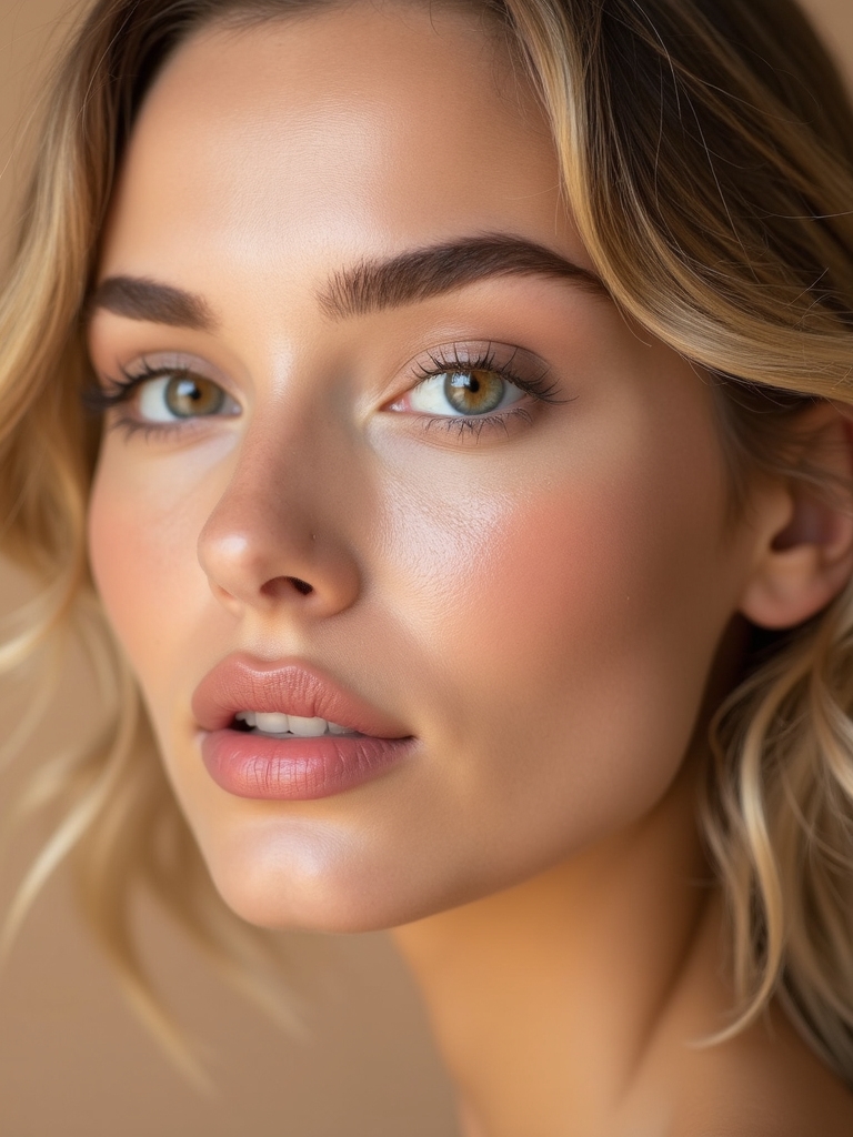 airy feathered brows lifted