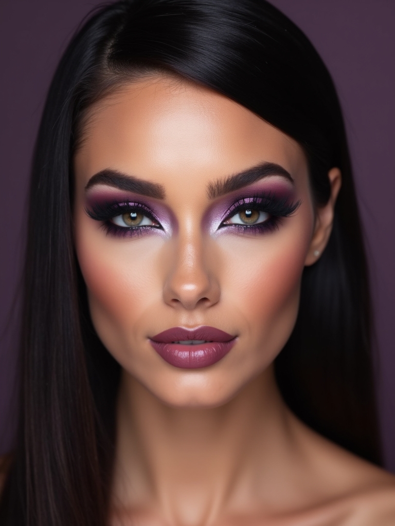 amethyst cut crease sparkle