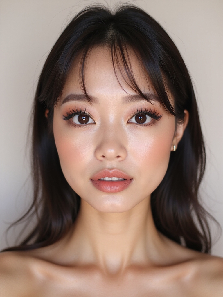 anime inspired gradient feathery lashes