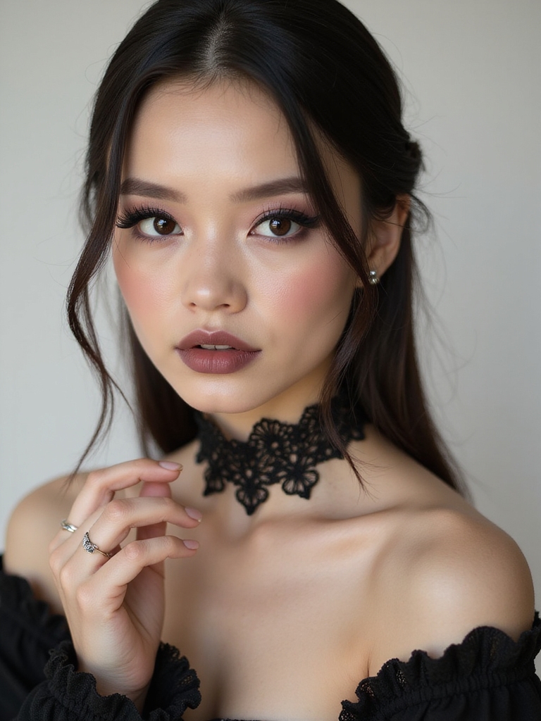antique rose cut crease glamour