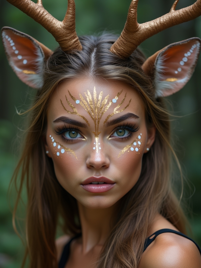 antler inspired graphic liner elegance