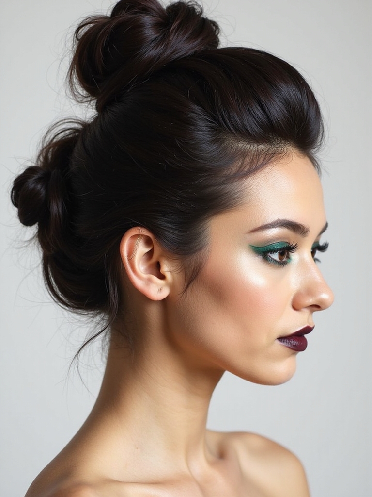 asymmetrical bun styling tutorial