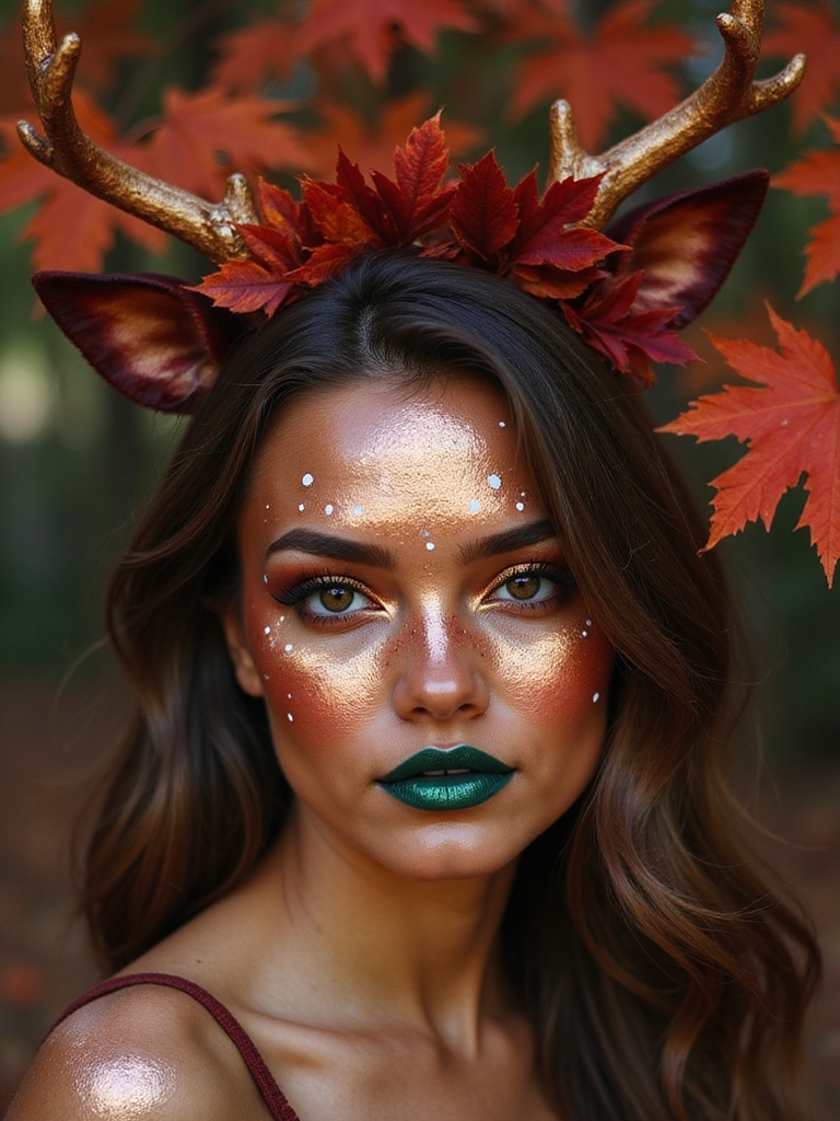 autumnal antler glam warm contour