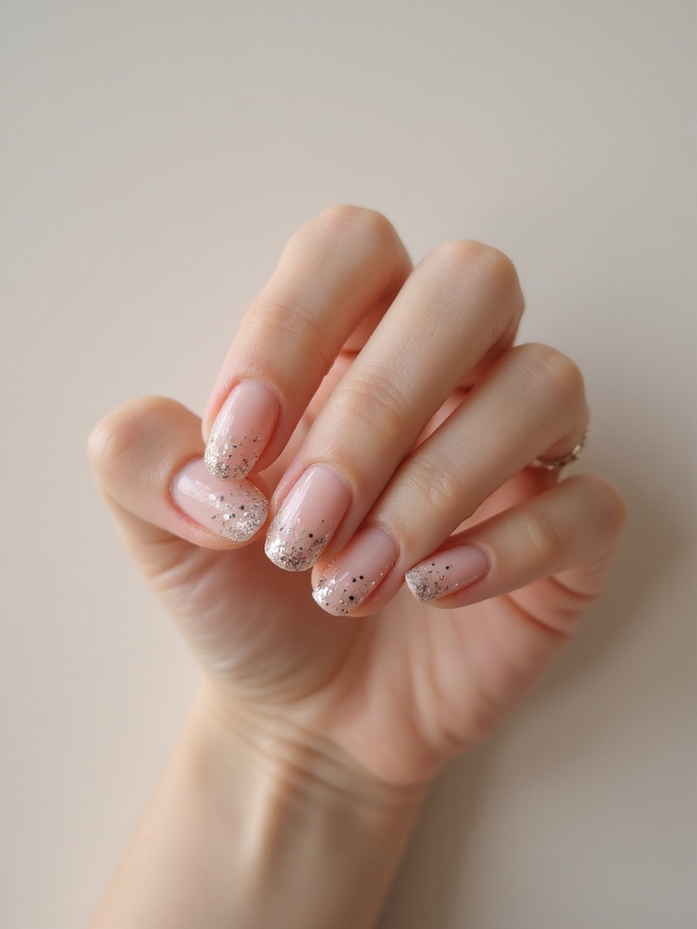 bare nails chrome dot rhythm