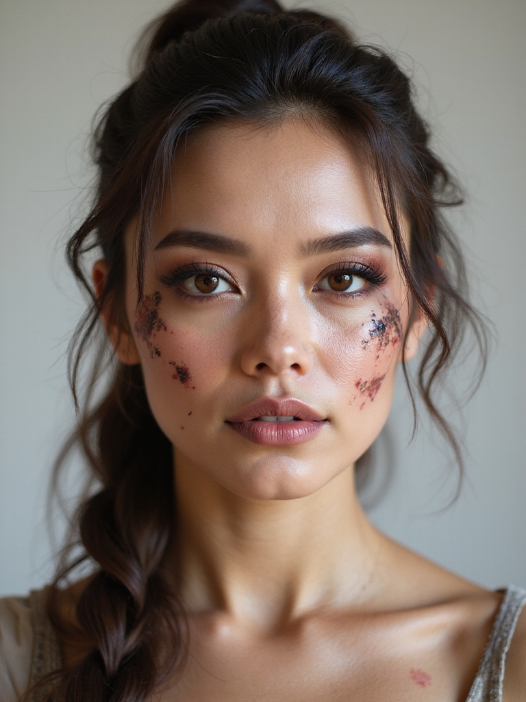 battle scarred soot smudged realism