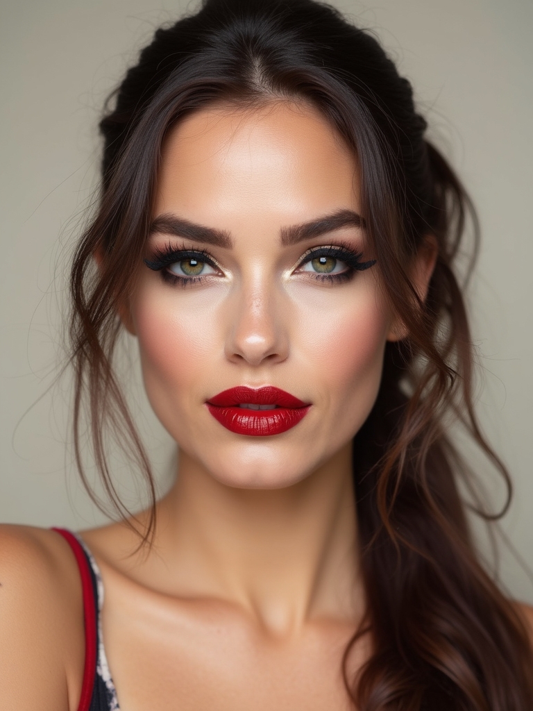 blood red lip razor wing