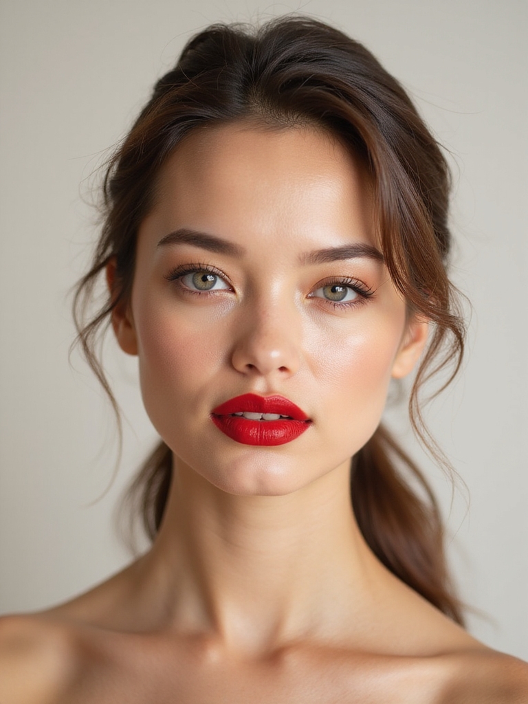 blotted crimson soft focus stain