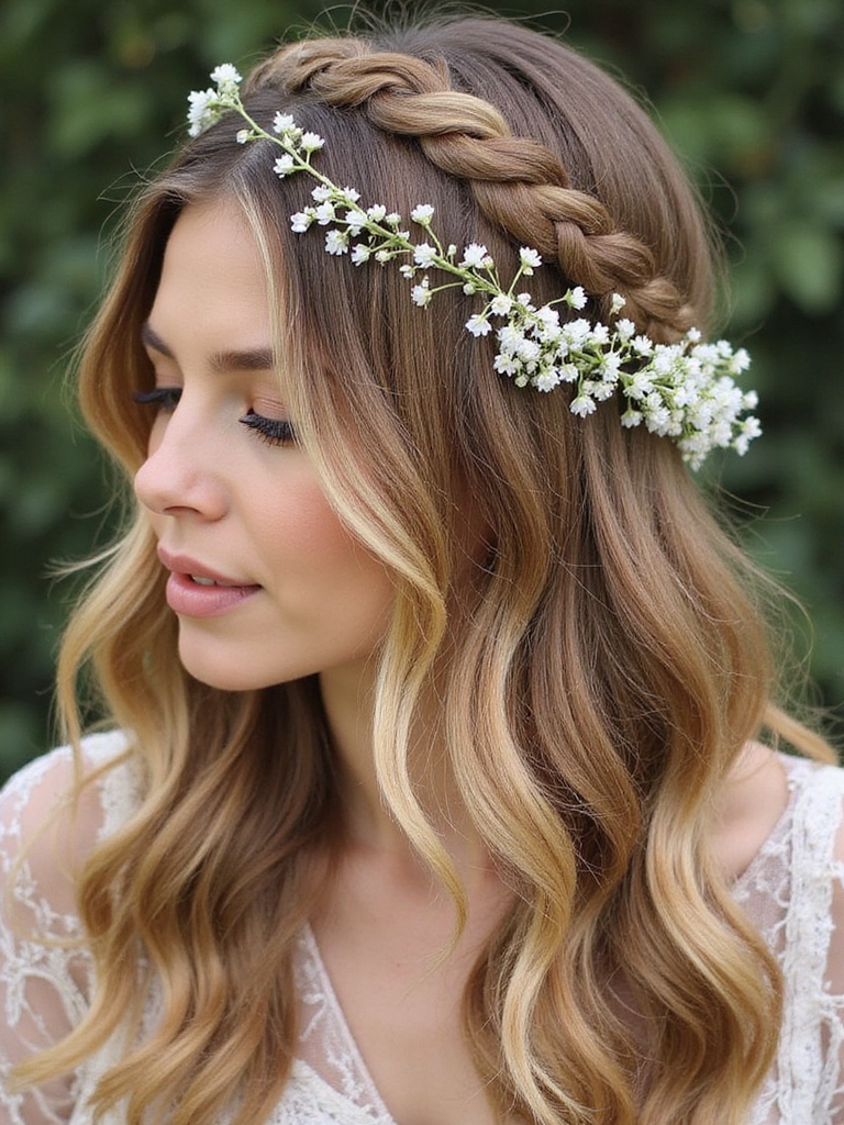 boho braids with accessories