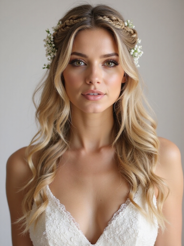 boho loose braid elegance