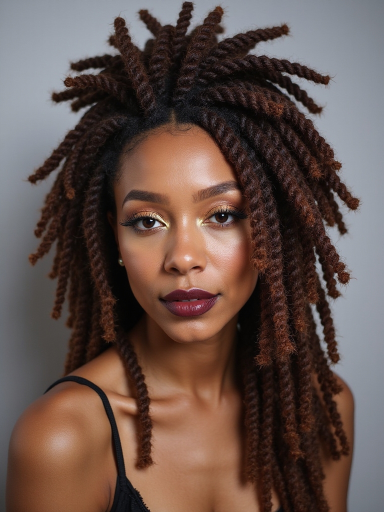 bold mohawk dreadlock styles