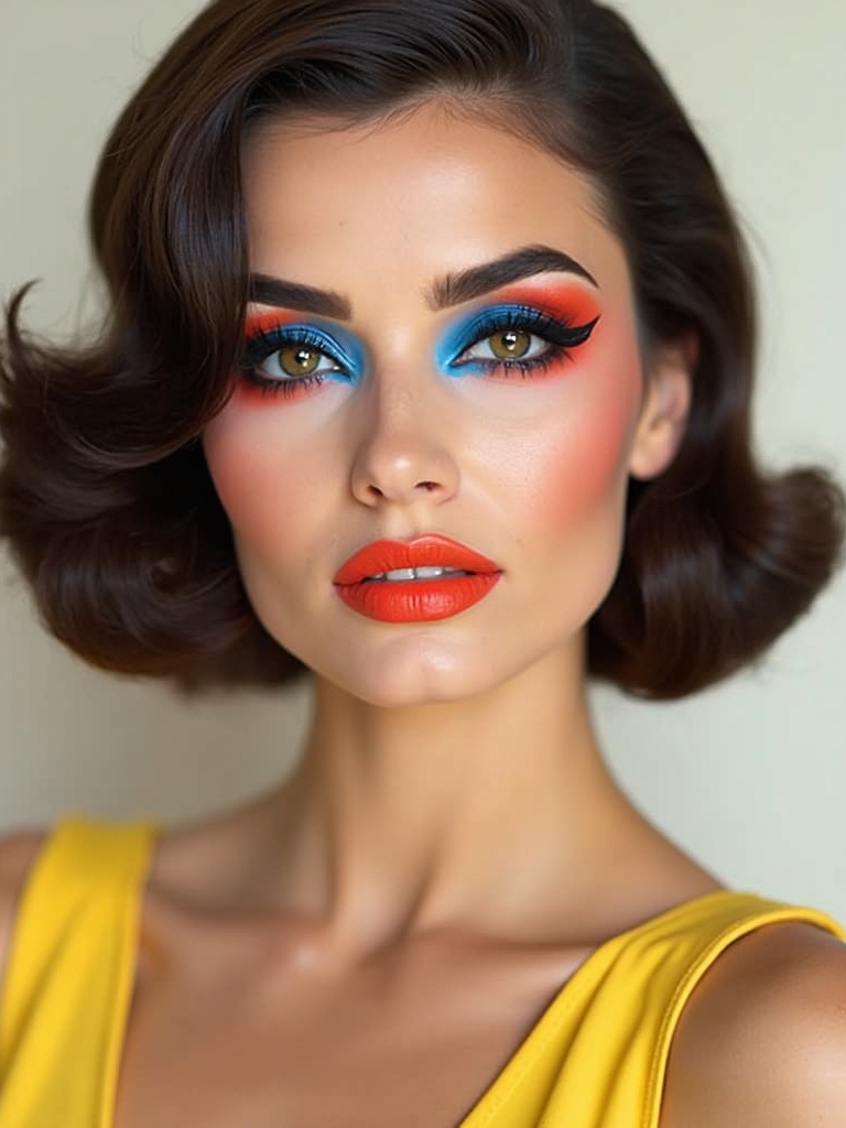 bold saturated graphic eyecolor