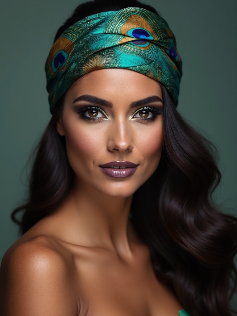 bold vibrant headband style