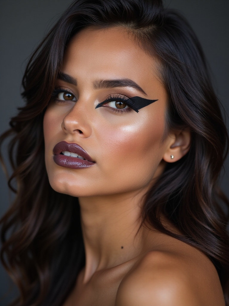 bold wings glossy nude lips