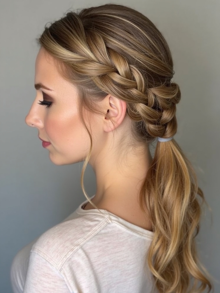 braided ponytail hairstyle guide