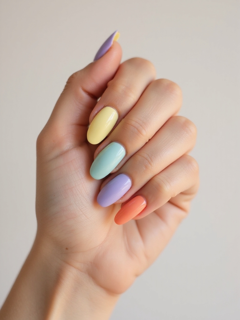 bright summery nail color ideas