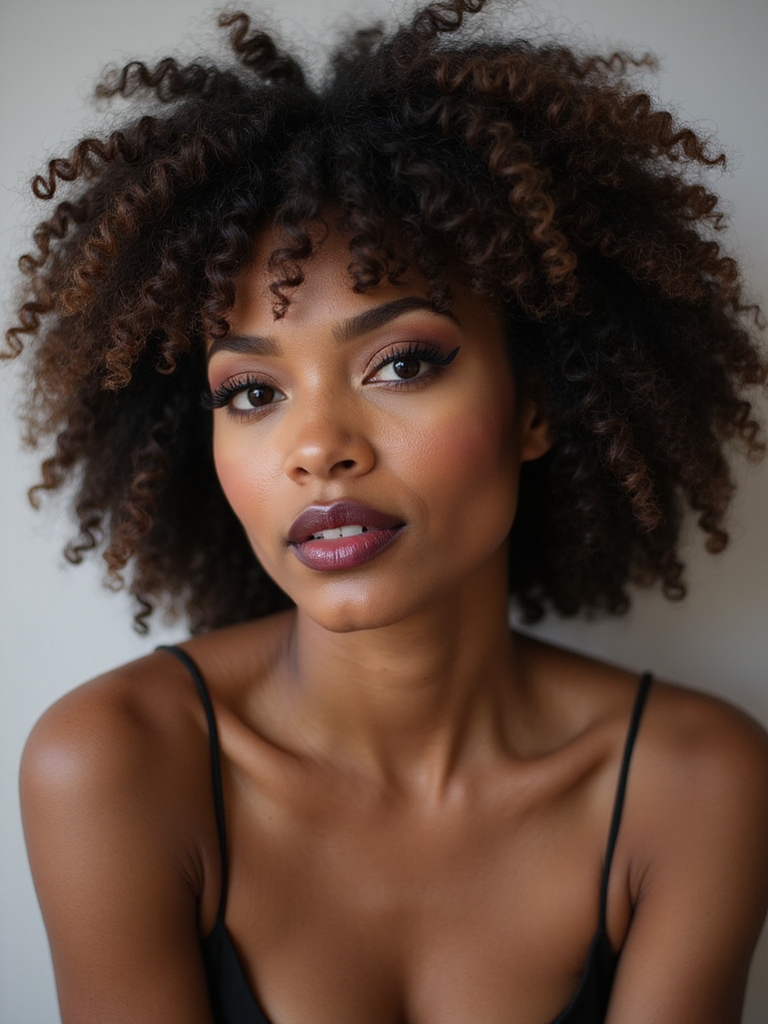 brush brows upward gently