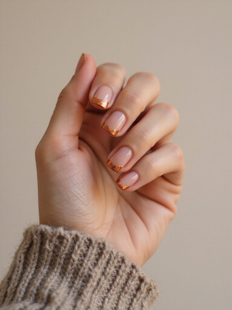 burnished autumnal copper accents