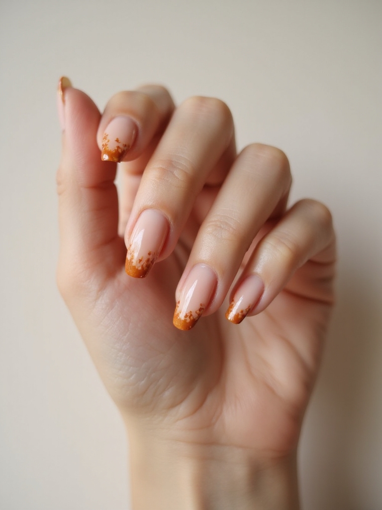 burnt orange minimalist micro flames