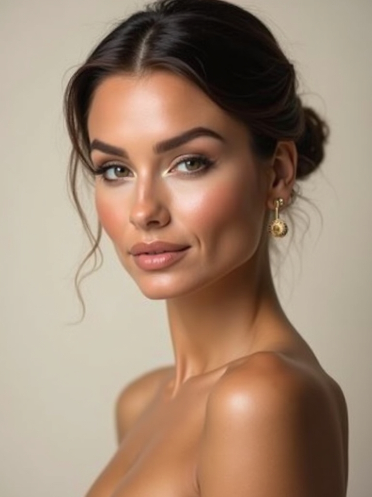 candlelit sculpted cheekbones glow