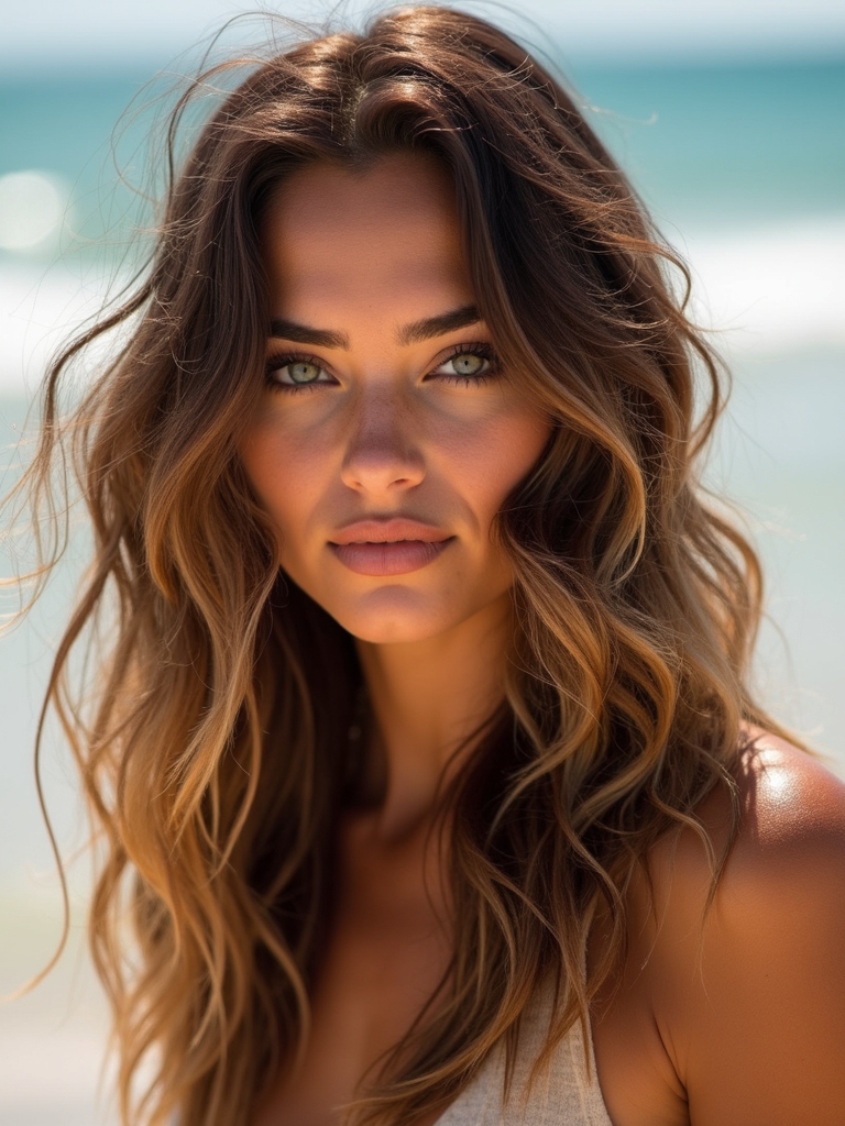 carefree sun kissed waves