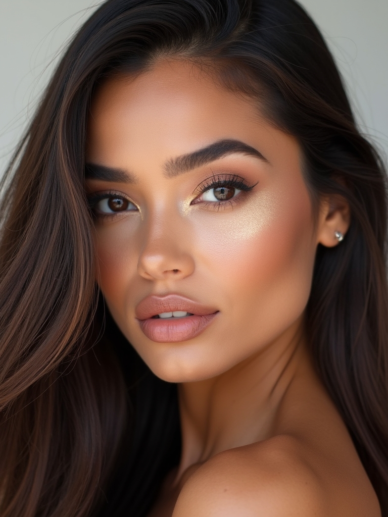 champagne shimmer inner corner highlight