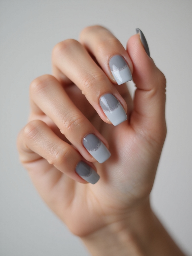 charcoal to dove soft fade
