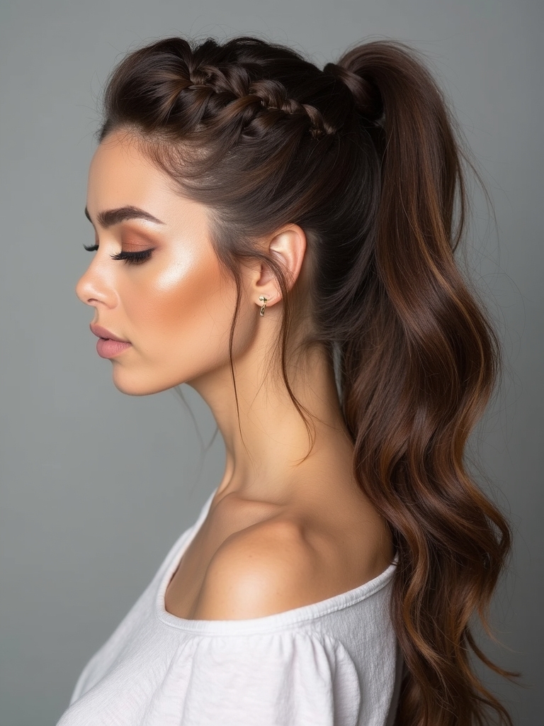 chic and effortless hairstyle