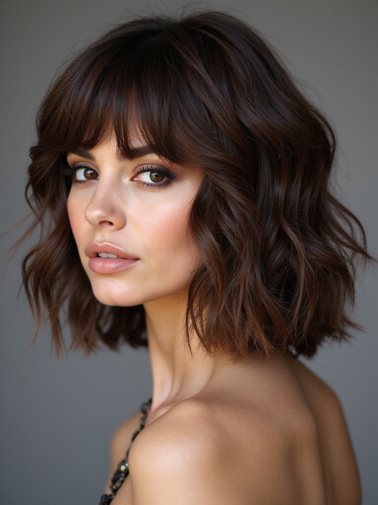 chic low maintenance wavy layers