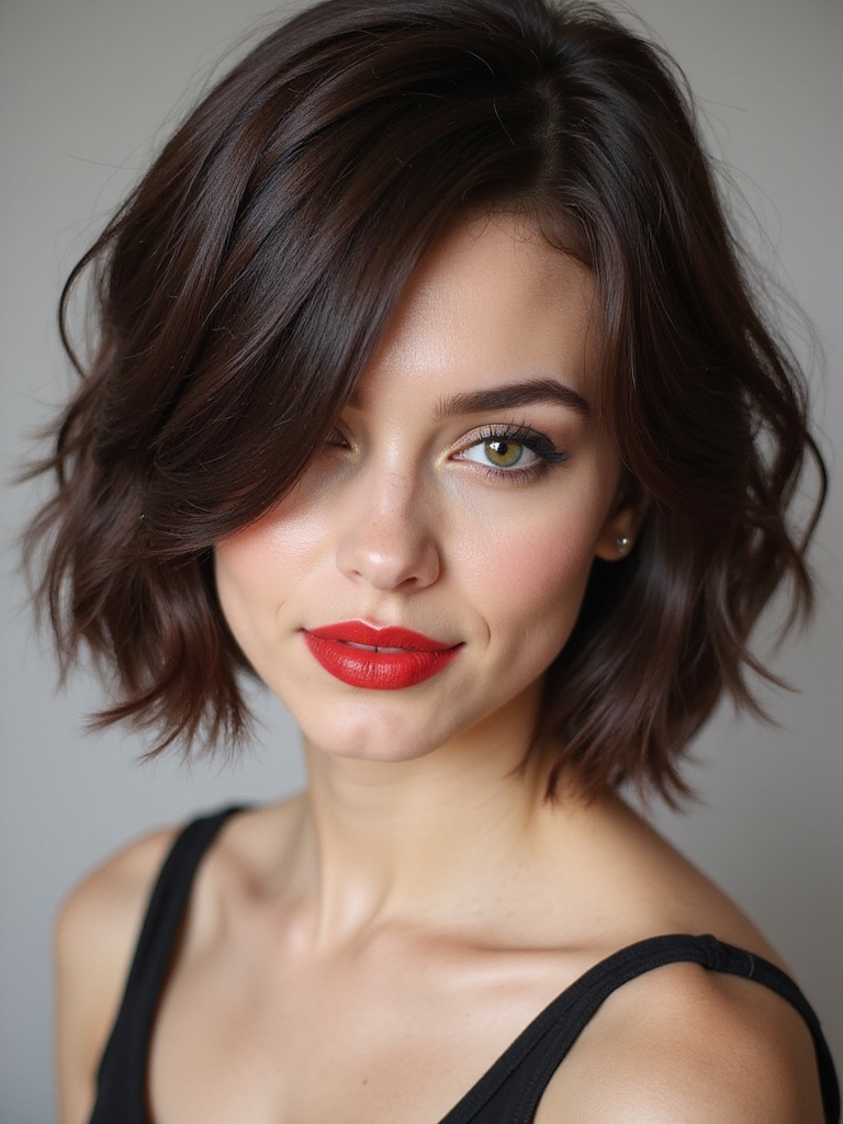 chic side part styles